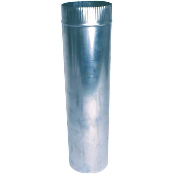 7 in. x 24 in. 26-Gauge Round Duct Pipe